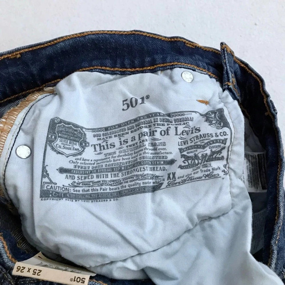 Levi's NWT 501 Original High Rise Straight Leg Jeans Various - Picture 5 of 11